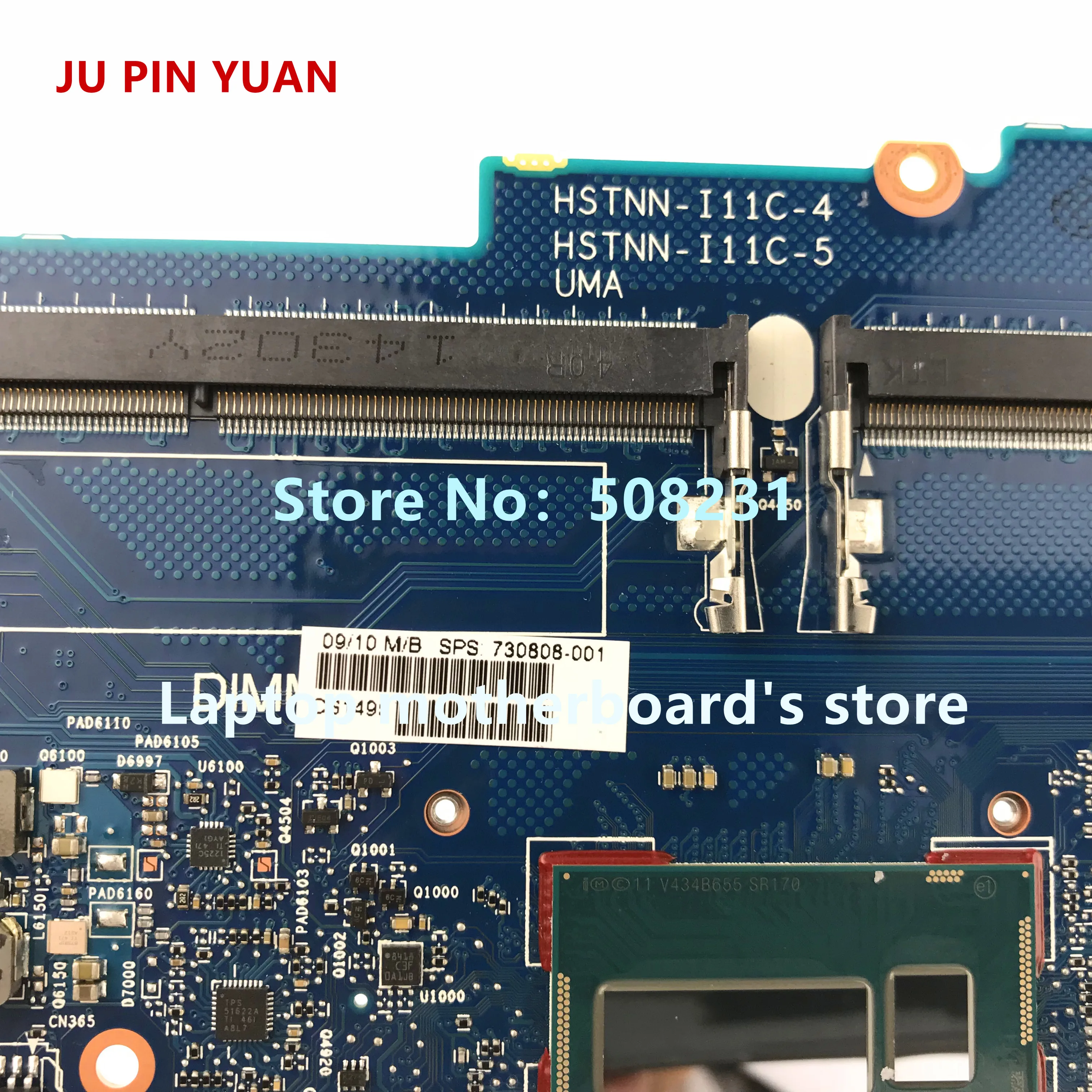 Ju pin yuan 915468-601 915468-001 аккумулятор большой емкости DAG37DMBAD0 материнская плата для ноутбука для женщин, hp ноутбук 17-W 17-AB Тетрадь ПК 1050 2 Гб i5-7300