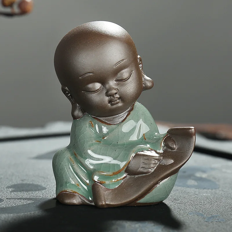 Набор для приготовления чайного сервиза Ge FIR Qin фигурки Будды Maitreya маленький