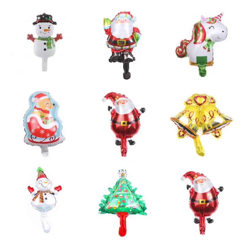 

50pcs Mini Christmas Trees Snowman Santa Claus For New Year Merry Christmas Decoration Children Toy Party Supplies Xmas Party
