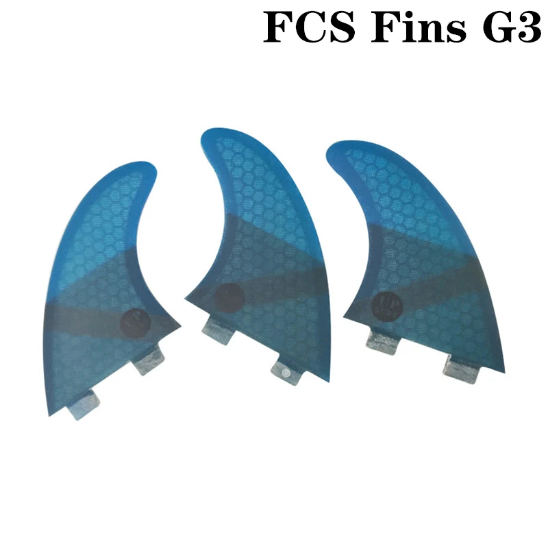 Плавники из стекловолокна для серфинга сотовый плавник голубой цвет|Серфинг| |