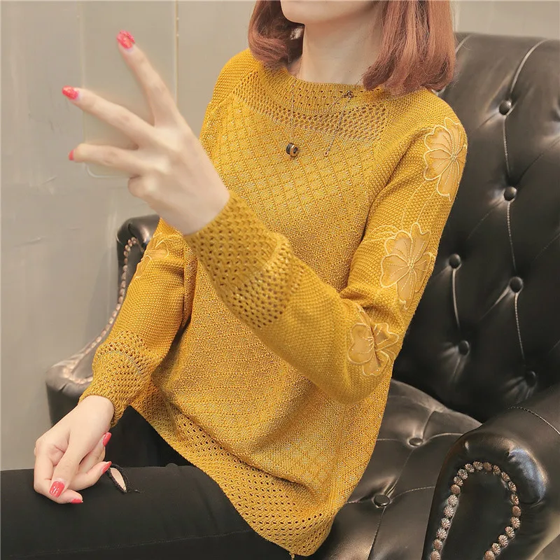 2020 корейские модные женские свитера и пуловеры женский свитер с длинным рукавом