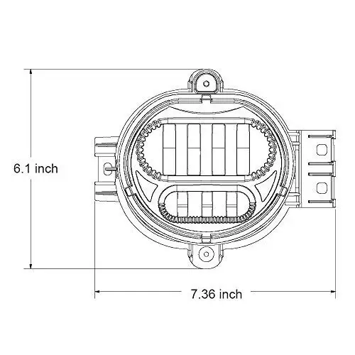 Светодиодный фонарь светильник для Dodge Ram 1500 2002 2008 2500/3500 пикап 2003 2004 2005 2006 2007 2009 1