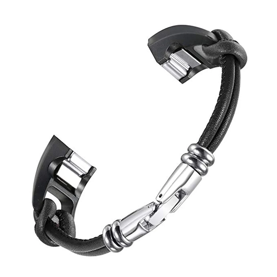 Для Fitbit Alta HR полосы кожаный шнур браслет Браслет замена часы ремешок для Fitbit Alta бандже умные аксессуары