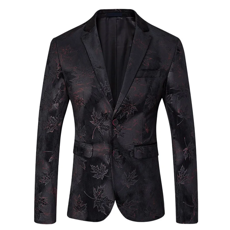 YUNCLOS плед печатных 3 шт. мужской костюм шаль воротник Slim Fit роскошные свадебные