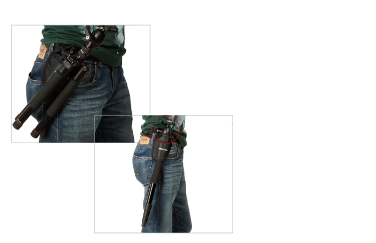 Новый Pro фиксированный портативный поясной чехол для поддержки камеры DSLR монопод