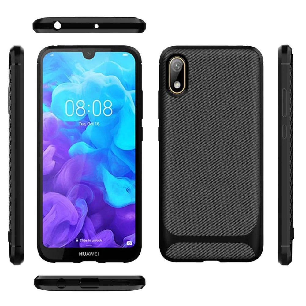 Чехол для Huawei Honor 8s Мягкий Силиконовый противоударный защитный чехол накладка Y5