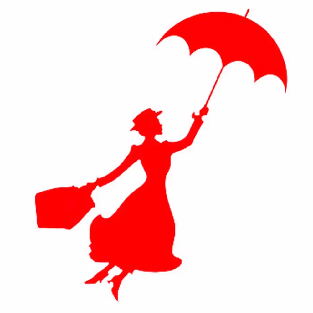 HotMeiNi Car Sticker Jdm styling Window Bumper Vinyl Truck Body Decal Waterproof Mary Poppins 13*13cm | Автомобили и мотоциклы
