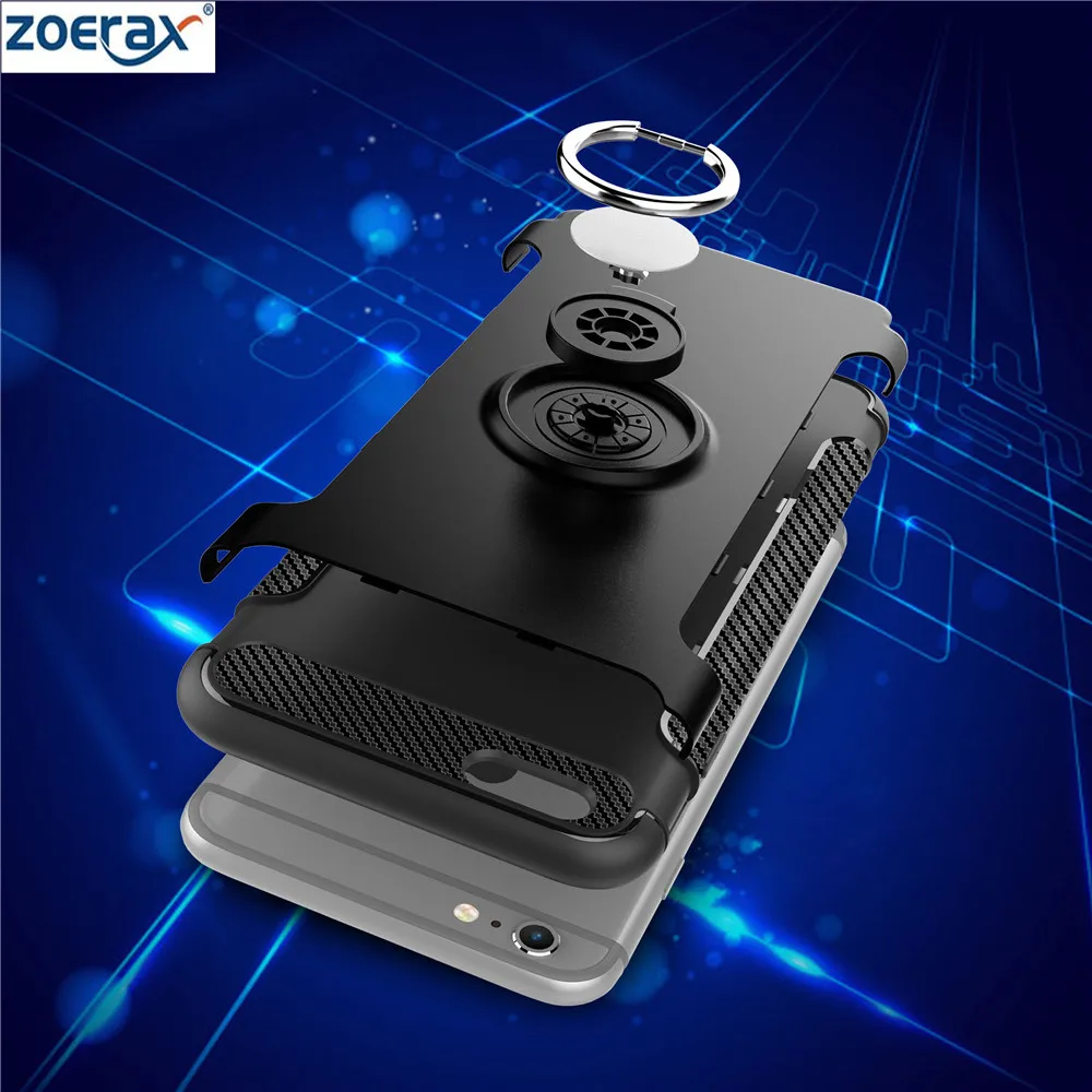 Zoerax Гибридный чехол для iPhone 6/6 S Plus Автомобильный держатель Подставка магнитная