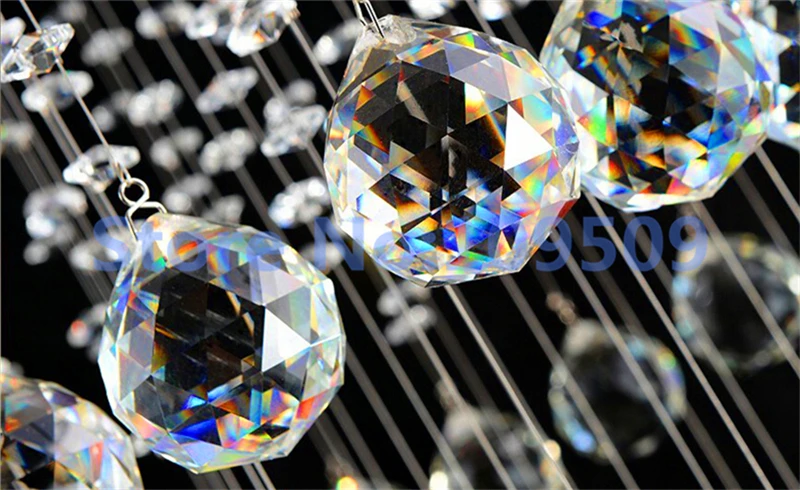 260 шт 20 мм прозрачная AAA MC Люстра Хрустальный граненый шар Призма Suncatcher фэн шуй