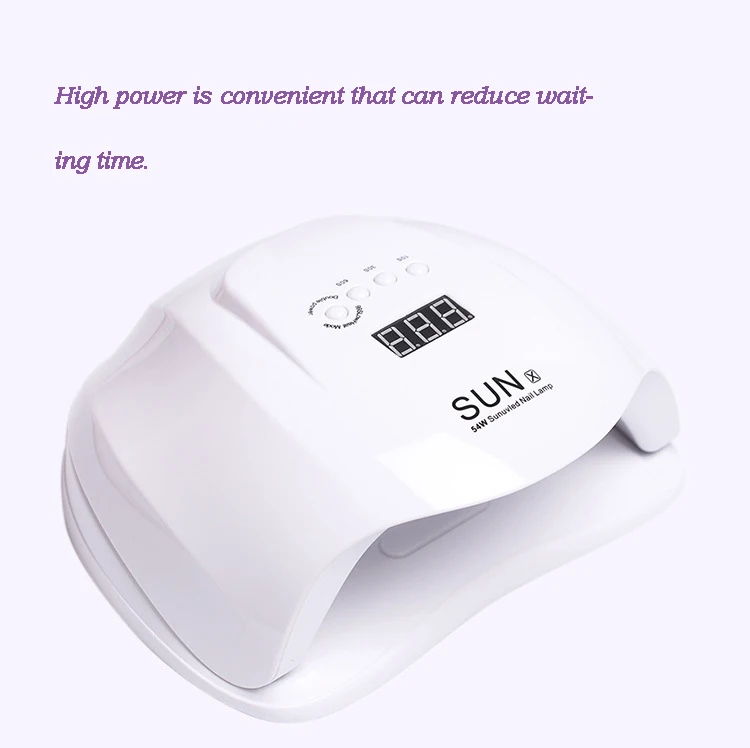 80 Вт УФ светодиодная лампа для сушки ногтей SUN5S MAX 37 шт. светодиодный двойной руки лампа для ногтей для отверждения УФ-гель для ногтей с датчиком таймера ЖК-дисплей