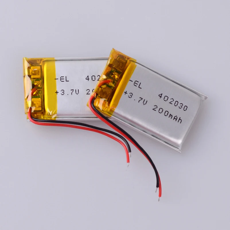 3,7 V 402030 200mAh литий-полимерный аккумулятор li-po для mp3-плеера регистратора dvr t BT батареи клавиатуры
