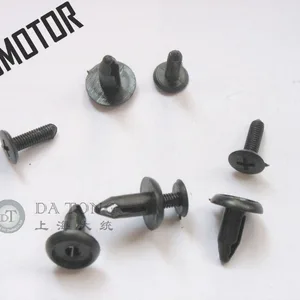 100pcsset m5 plastic screw and fastener body clips for chinese scooter honda yamaha qj keeway kymco atv bike plastic use part free global shipping