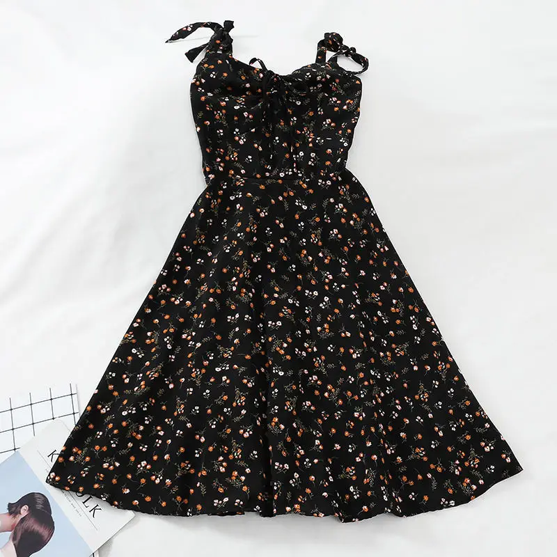 Женское пляжное платье без рукавов Повседневные Вечерние платья с высокой