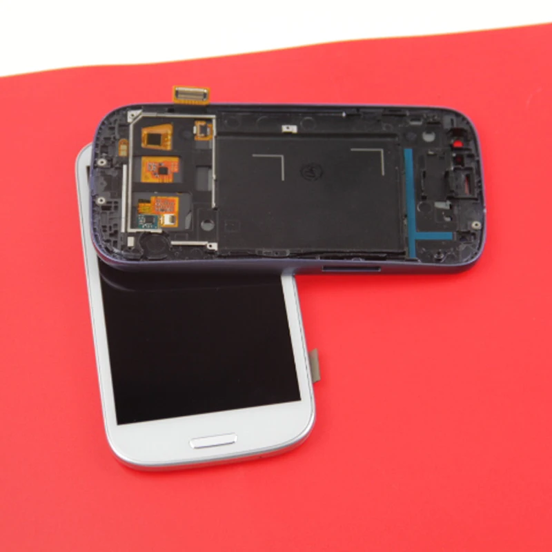 Для Samsung Galaxy S III S3 I9300 ЖК-дисплей сенсорный экран для телефона дигитайзер в сборе