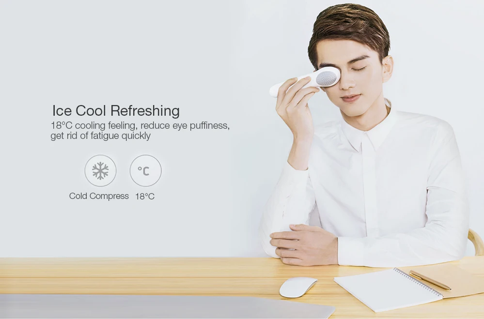 Xiaomi Lefan холодный теплый массажер для глаз lf-me001 прибор для горячего и холодного массажа глаз 1 шт., массажер электрический