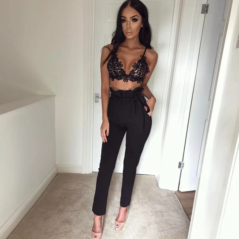Женские брюки с завышенной талией и эластичным поясом 7 цветов|high waist harem|high harem