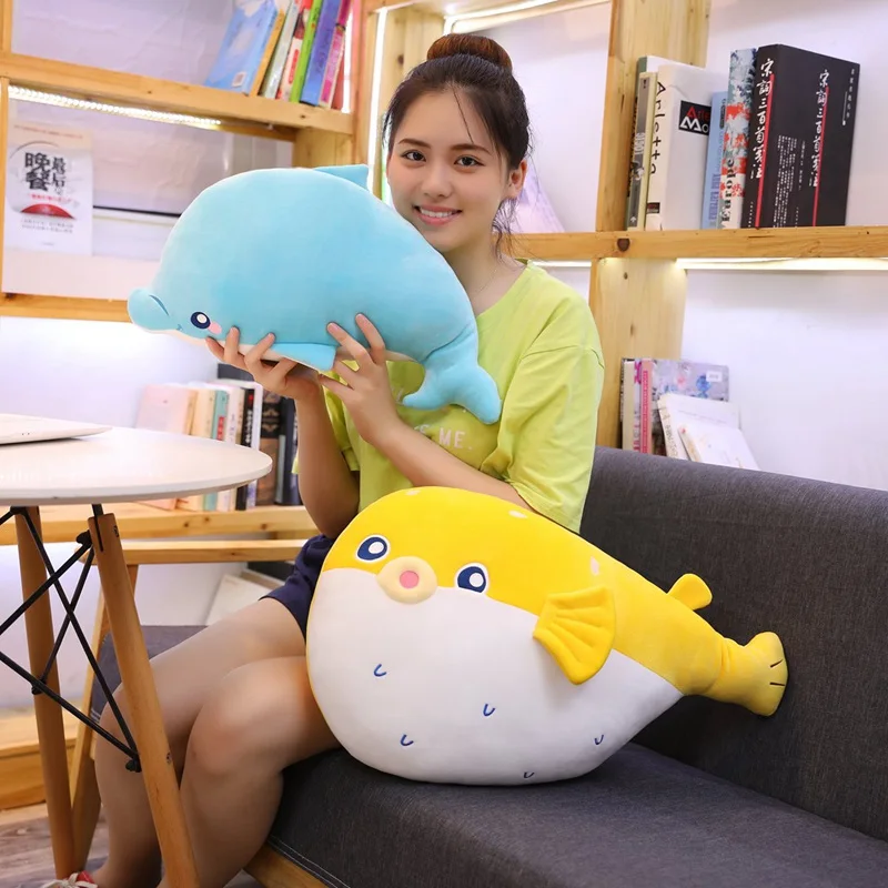 Новинка 2019 40 см/70 см милые влюбленные Морская жизнь плюшевые игрушки Животные
