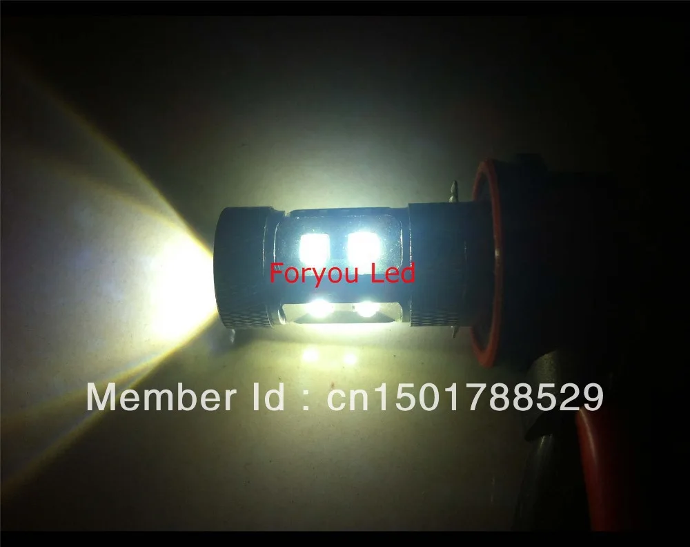 2 х 50 Вт H10 9145 PY20D cree чипы высокой Мощность светодиодные противотуманные фары