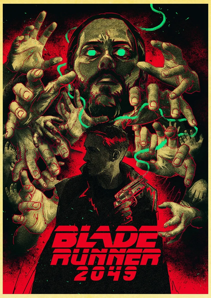 Классический Action sci-fi movie Blade Runner ретро постер ВИНТАЖНЫЙ ПЛАКАТ Настенный декор для домашнего бара кафе