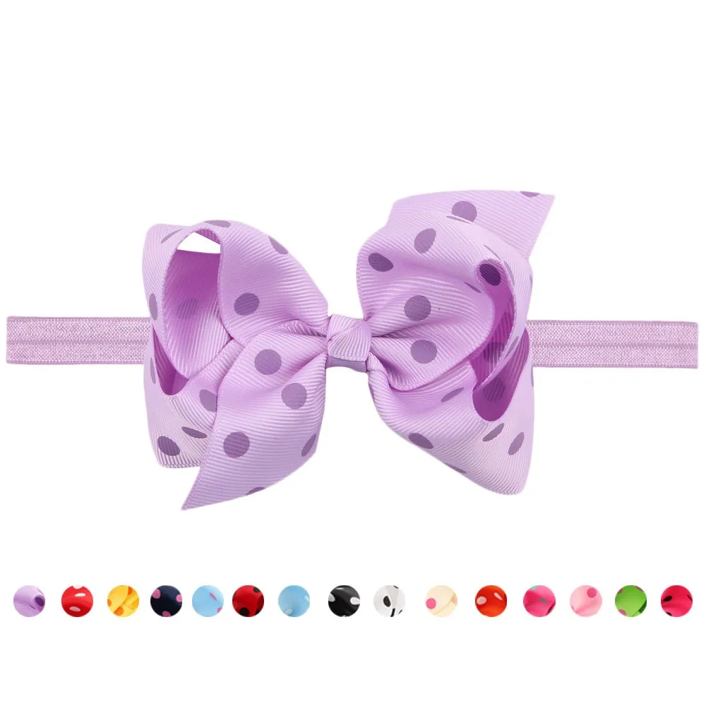 Детская Ткань банта эластичная повязка на голову детский мини ободок для волос с