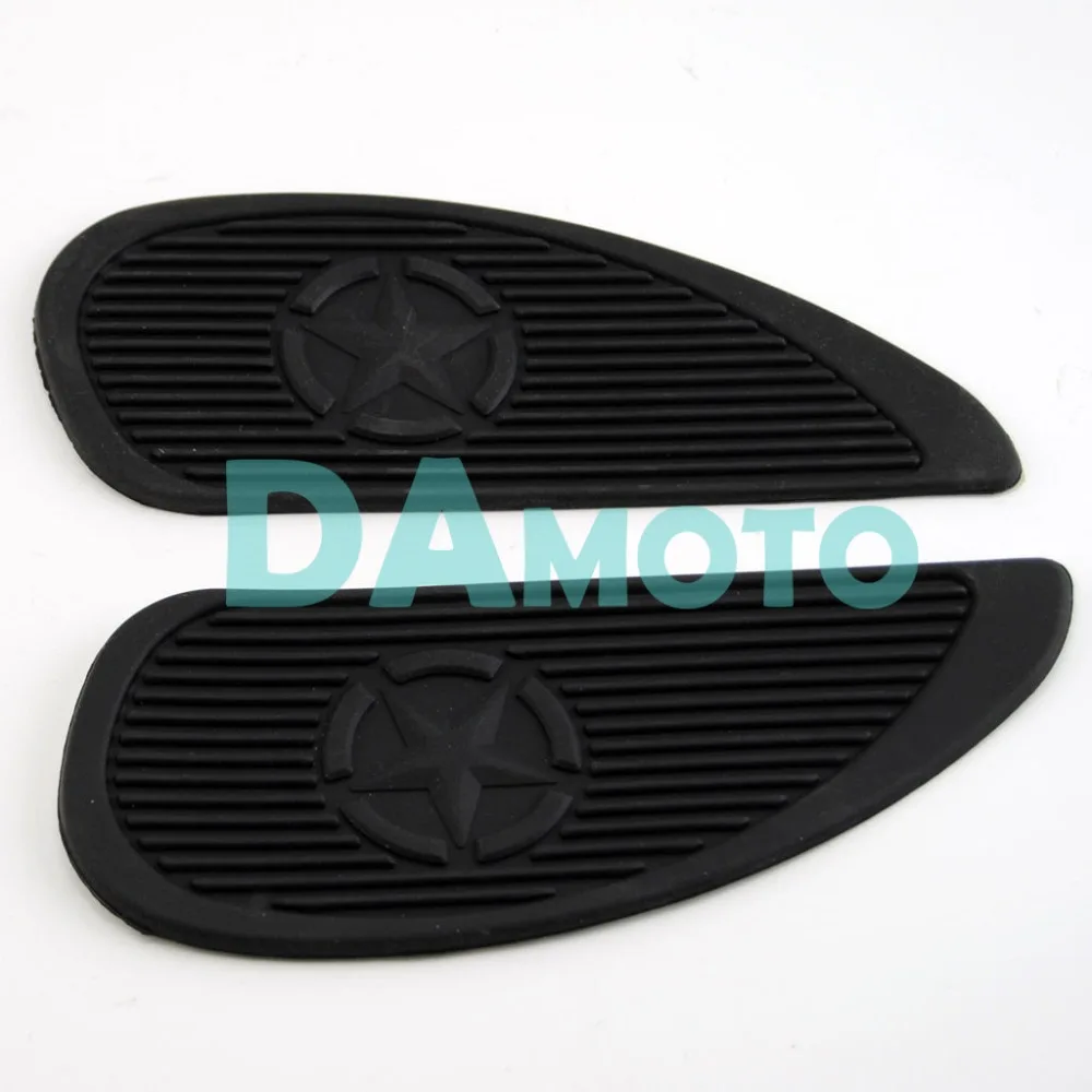 Мотоцикл кафе гонщик газа топливный бак резиновые наклейки Pad протектор оболочка