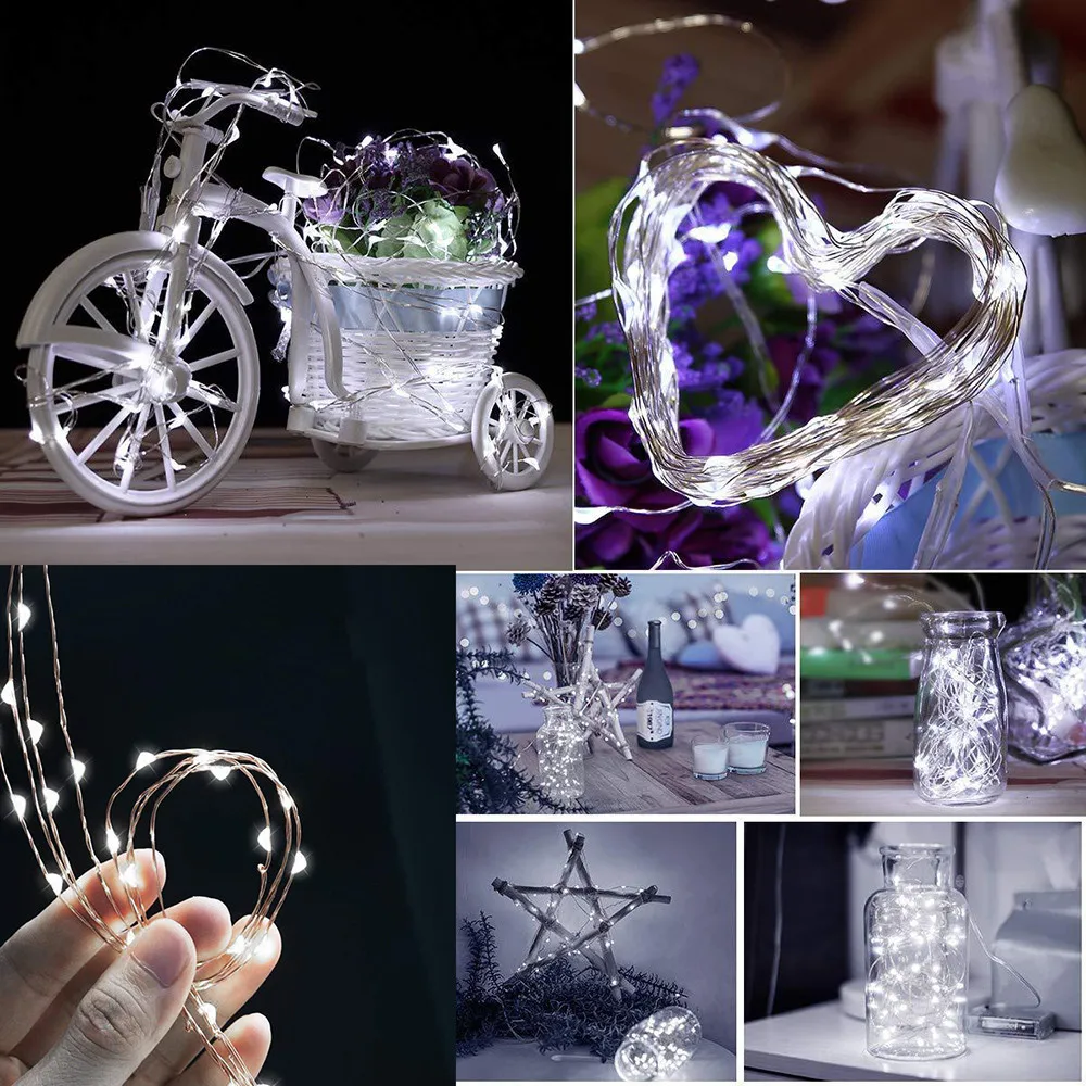 100% Бренд новый высокое качество сказочный светильник батарея звездная гирлянда