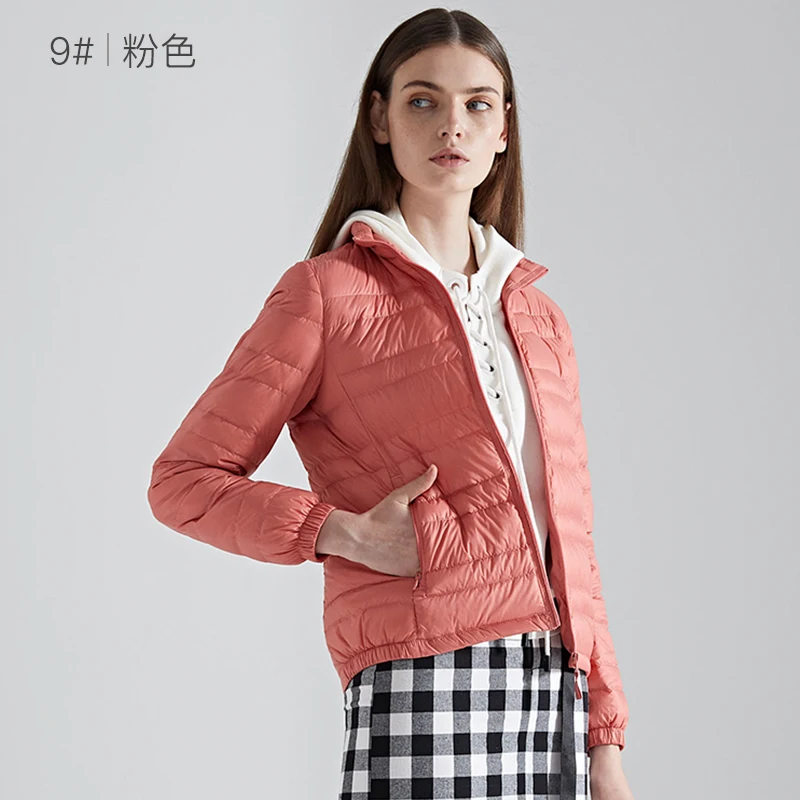 Female down jacket female 2019 new thin section short ladies women's winter XXXL ladies' jacke | Женская одежда