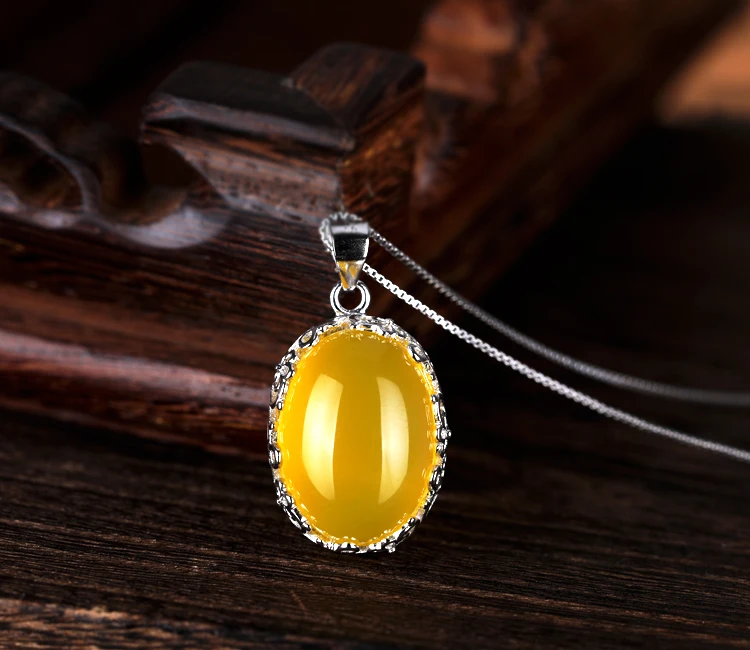 13*18mm 15*20mm S925 pure silver color  plate-plated Pendant blank for Jewelry gold wax turquoise south red amber pendant female