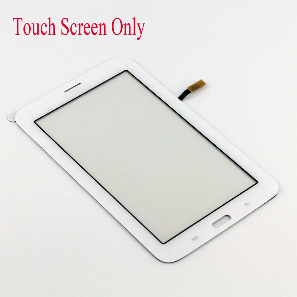 Touch Screen White Замена ЖК-дисплея WEIDA " для samsung GALAXY Tab 3 Lite 3g SM-T111 ЖК-дисплей сенсорный экран отдельно ЖК-BA070WS1-400 - Цвет: Touch Screen White