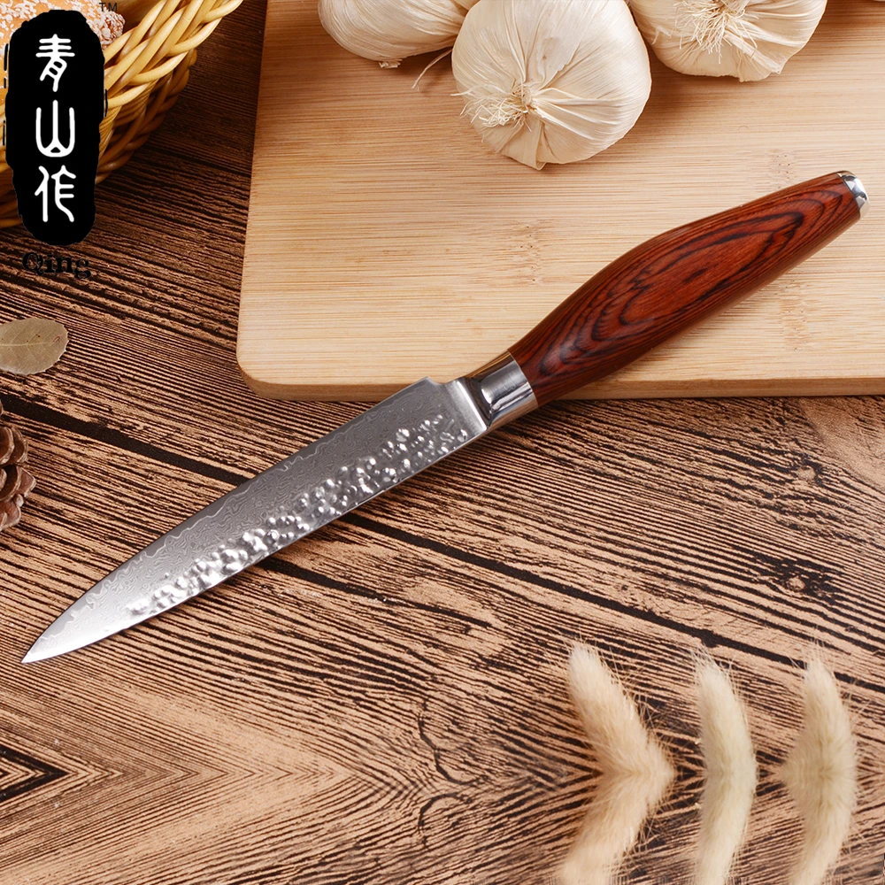 QING 67 Layer VG10 дамасский нож высококачественный кухонный инструмент молоток вены