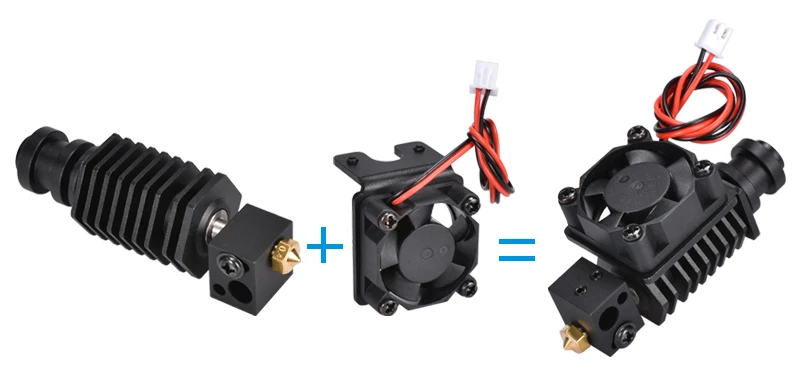 Обновление V6 j-головка Hotend Уэйд экструдер 12 24 В нагреватель 1 м 2 м HT-NTC100K термистор 3D-принтер части для 1,75 мм нити сопла