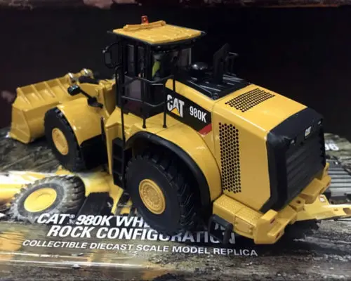 Гусеница Cat 980 K колесный погрузчик рок конфигурации 1/50 масштаб металлические
