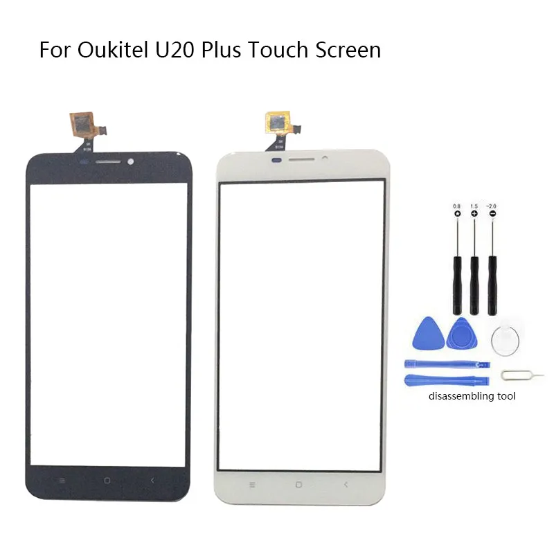 5 дюймов для Oukitel U20 Plus сенсорный экран дигитайзер стекло оригинальные запасные
