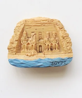 Египет Фараон Пирамида Египет туристический сувенир 3D смолы магнит на холодильник ремесло