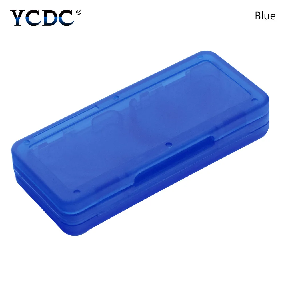 Blue Памяти держатель для карт карточная игра чехол 4-в-1 коробка картридж Анти-пыль Защита от царапин защита Для nintendo переключатель игры карты - Цвет: Blue