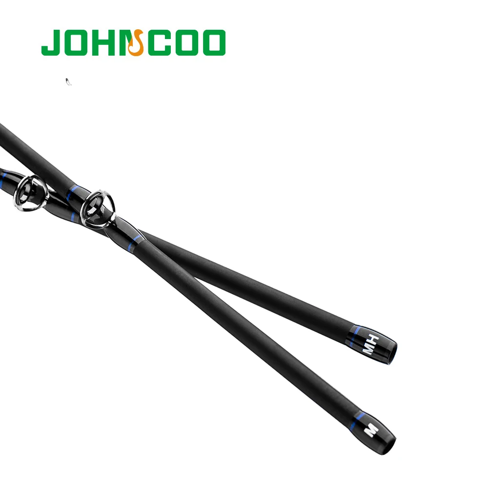 JOHNCOO 1,8 м/2,1 М, новинка, углеродное волокно, стержень для быстрого действия, m MH power, литье, удочка для путешествий, 2 секции, приманка, удочка