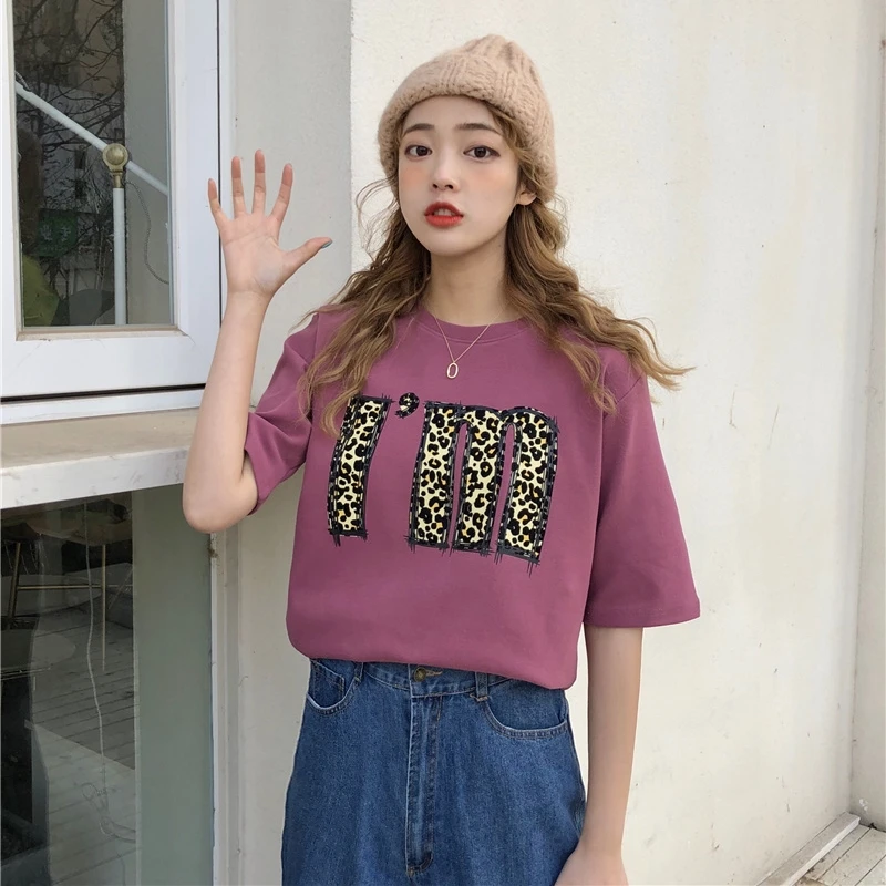 Женские футболки Харадзюку с принтом молока Kawaii BF Одежда Для Пар Унисекс свободная Длинная летняя футболка Топ Женская футболка корейский стиль тренд - Цвет: 11