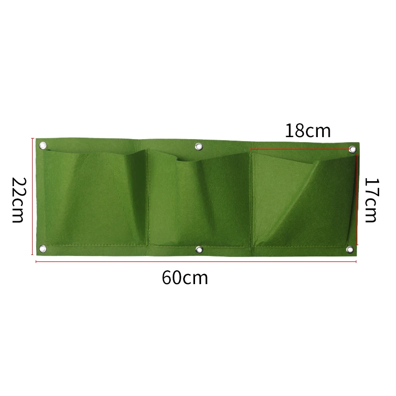 Multiple Styles Vertical Grow Bag Gardening Wall Hanging Felt Bonsai Bags Flowers Growing Pot | Дом и сад