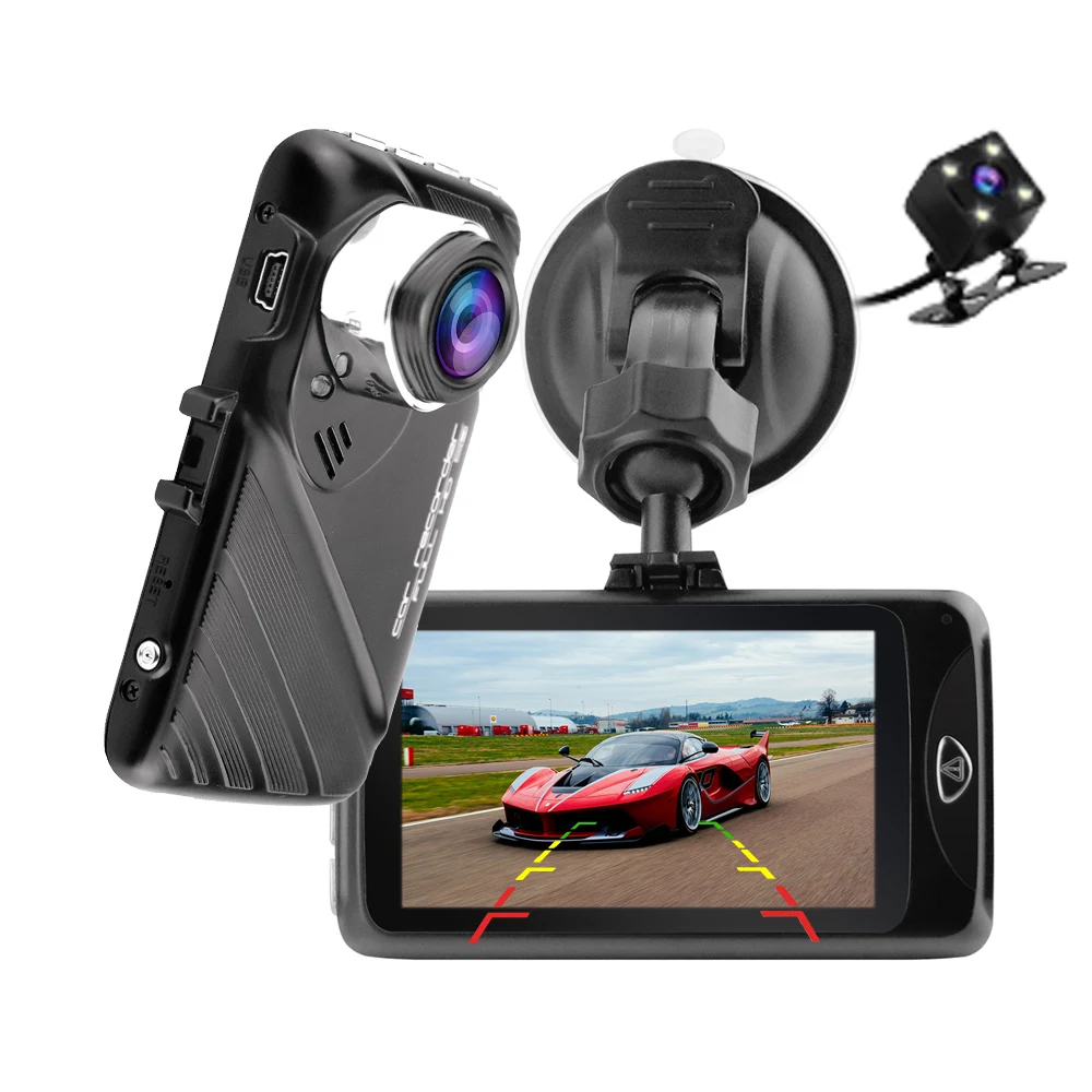 Автомобильный регистратор автомобиля камера Full HD 1080p 3 &quotips Поддержка