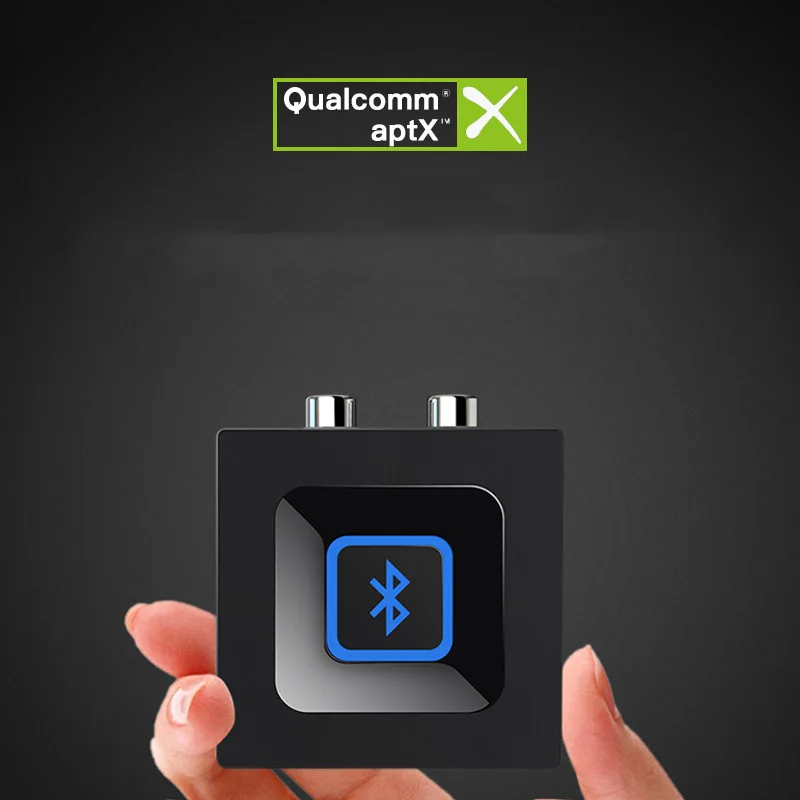 Bluetooth 5,0 аудио приемник беспроводной Bluetooth аудио адаптер без потерь HiFi стерео APTX поддержка AUX+ 2* RCA вход