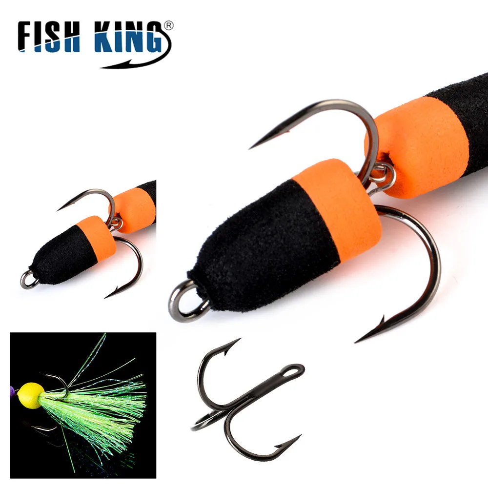 FISH KING 18 цветов приманка для ловли окуня Мягкая плавающие приманки воблеры