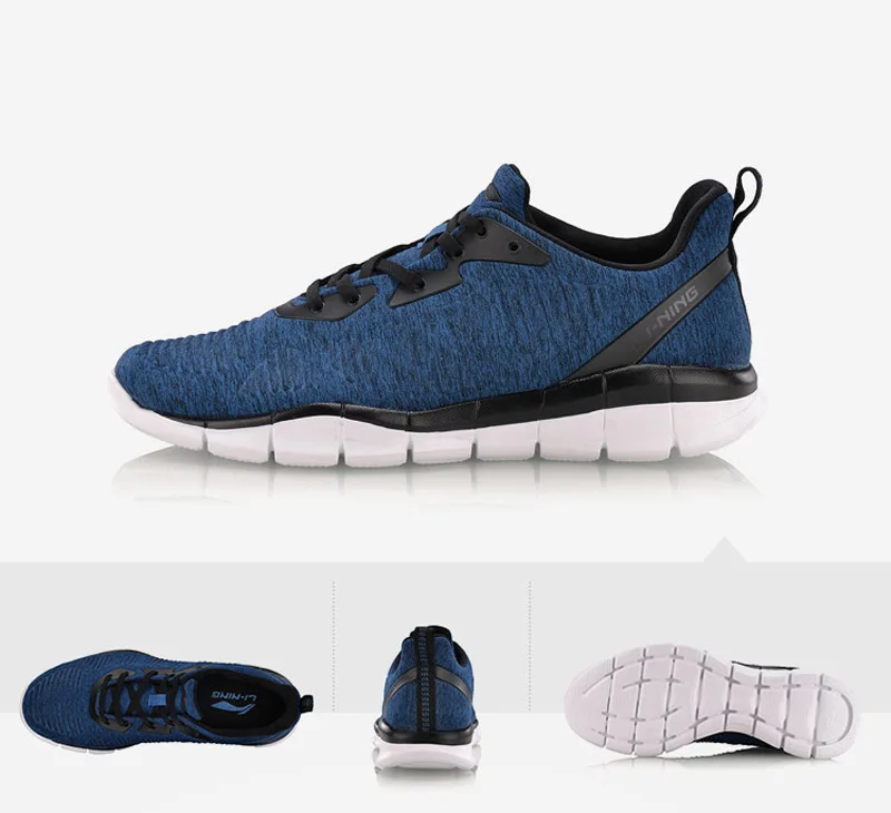 Li-Ning/мужские кроссовки для бега, с дышащей подкладкой, спортивная обувь, светильник, спортивная обувь ARKN001 XYP631