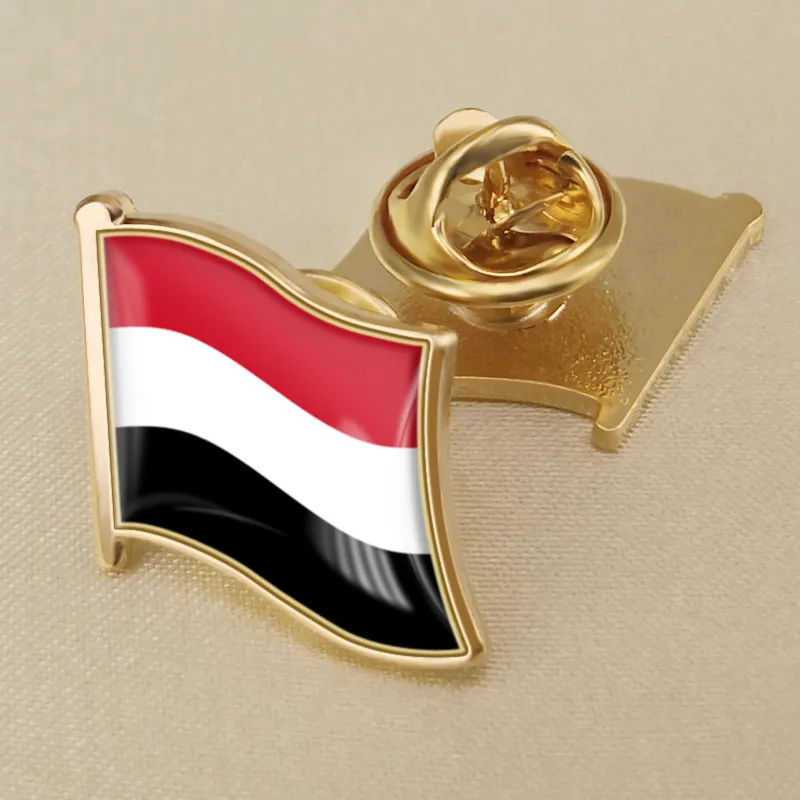 Герб Йемена Yemenese карта национальный флаг эмблема брошь значки нагрудные знаки |
