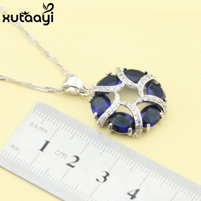 Новинка Модные Зеленые искусственные изумруды из стерлингового серебра Женское