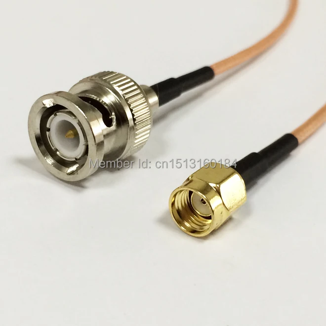 Новая RP SMA штепсельная вилка BNC Male RG316 кабель 15 см 6 дюймовый адаптер для WIFI
