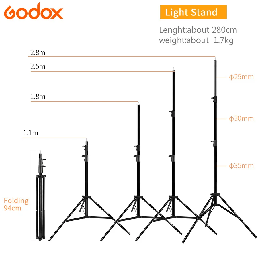 Аксессуары для студийной фотосъемки Godox 2x SL150 набор вспышки 5600K Светодиодная