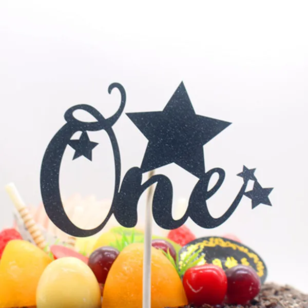 Топпер для торта на день рождения с блестками в виде звезд|topper baby shower|topper babytoppers