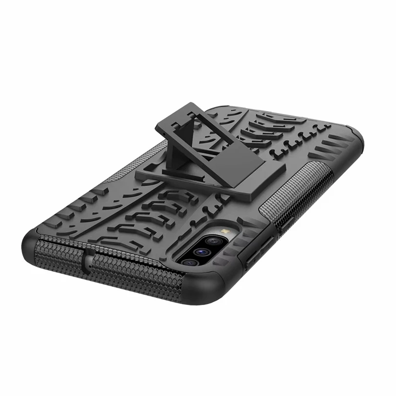 Прочный Гибридный армированный чехол для Samsung Galaxy A 70/A70 сверхпрочный Пластиковый