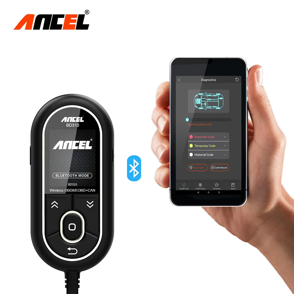 Ancel BD310 OBD2 автомобильный сканер OBD 2 код ридер Автомобильный бортовой компьютер