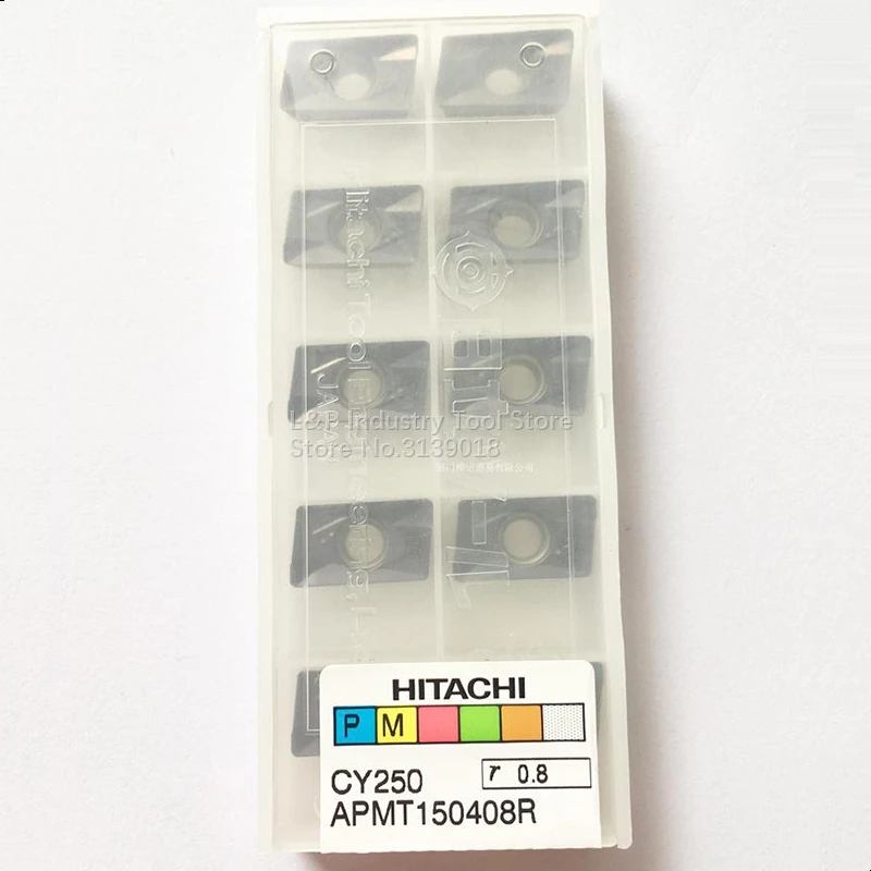ASJ Drilling And Milling Cutter HITACHI Carbide Inserts APMT150408R CY250 Turning Insert APMT 150408 R CNC Industry Tool | Инструменты